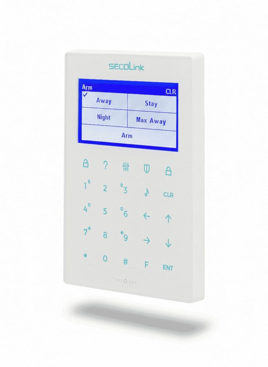 SECOLINK KM25M érintőképernyős LCD kezelő (fehér)