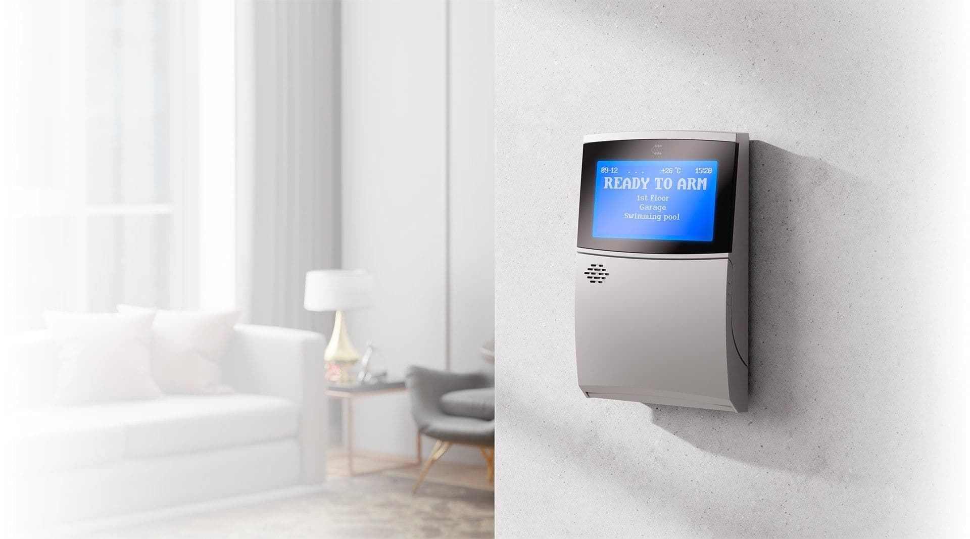 SECOLINK KM24G grafikus LCD kezelő